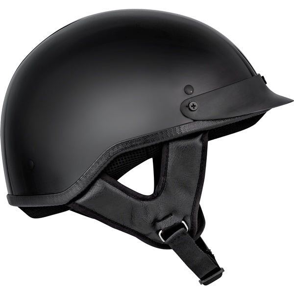 CKX Bullet Half Helmet Solid Blacl - Euromoto