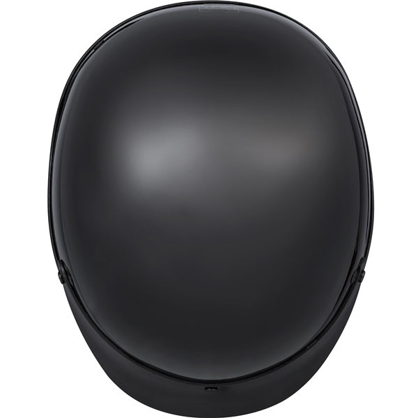 CKX Bullet Half Helmet Solid Blacl - Euromoto