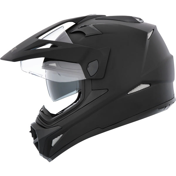 CKX Quest RSV Full-Face Summer Helmet, Solid Matte Black - Euromoto