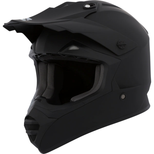 CKX TX228 Off-Road MX Helmet - Solid Matte Black - Euromoto