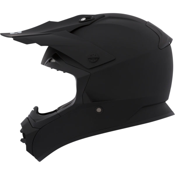 CKX TX228 Off-Road MX Helmet - Solid Matte Black - Euromoto