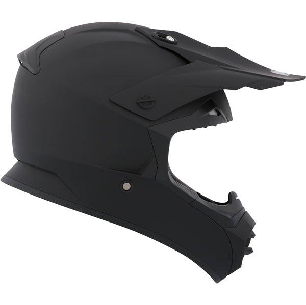 CKX TX228 Off-Road MX Helmet - Solid Matte Black - Euromoto