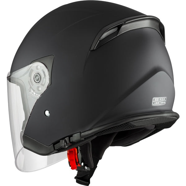CKX Razor RSV Open Face Helmet Solid Matte Black - Euromoto