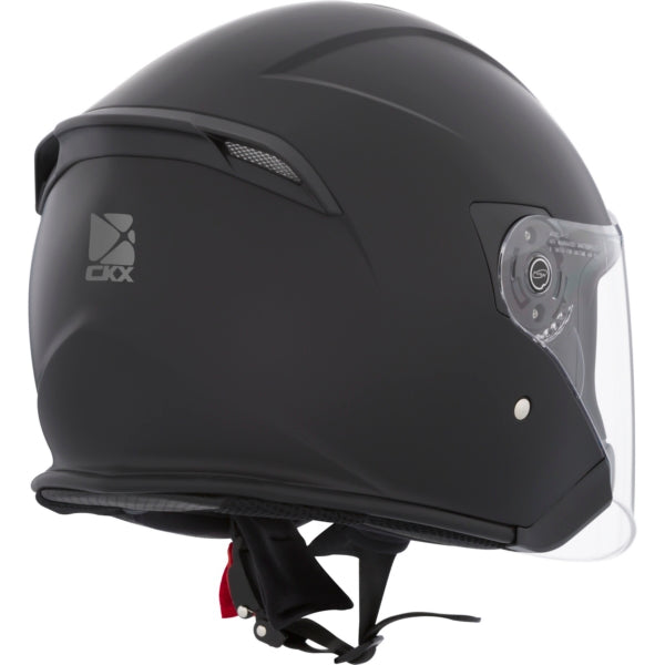 CKX Razor RSV Open Face Helmet Solid Matte Black - Euromoto