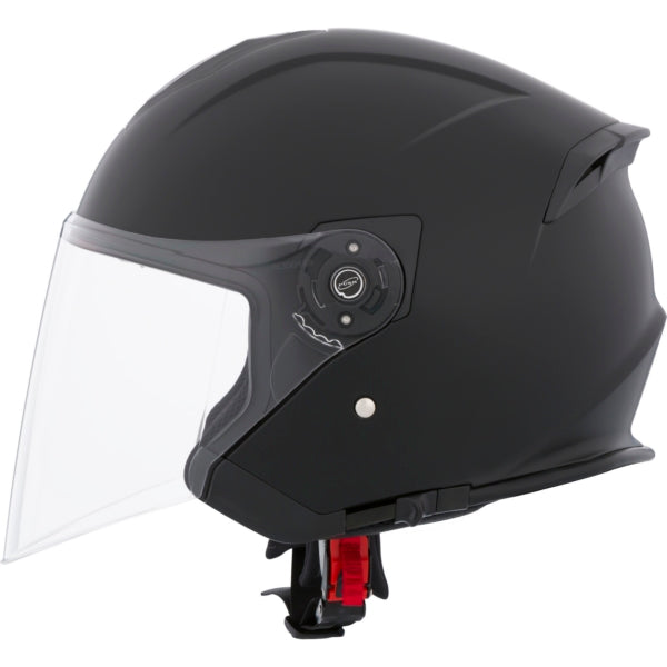 CKX Razor RSV Open Face Helmet Solid Matte Black - Euromoto