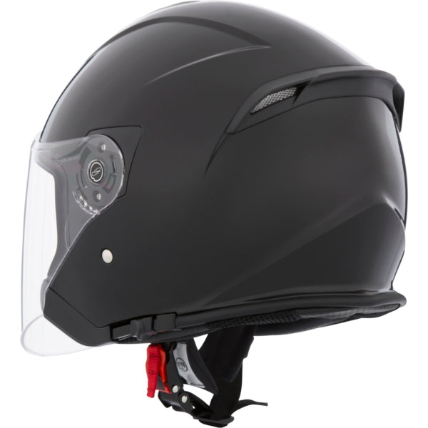 CKX Razor RSV Open Face Helmet Solid Black - Euromoto