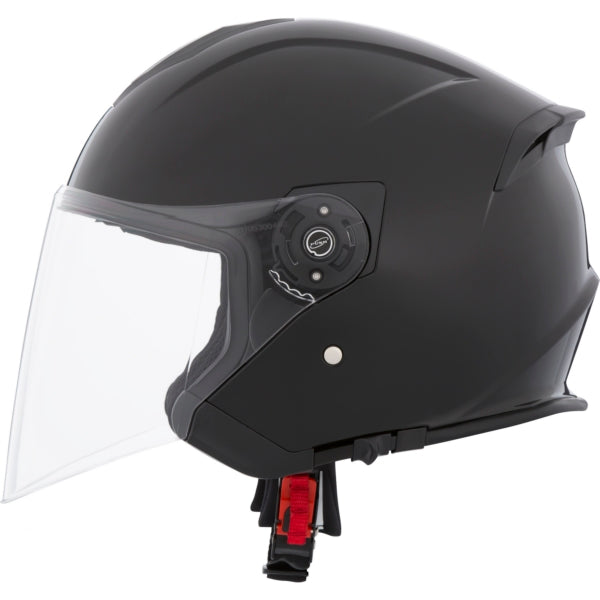 CKX Razor RSV Open Face Helmet Solid Black - Euromoto
