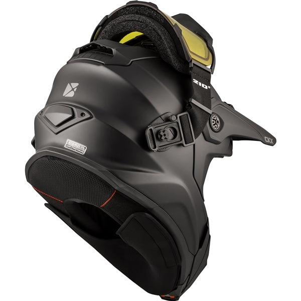 CKX Titan Original Backcountry Winter Helmet - Solid Matte Black - Euromoto