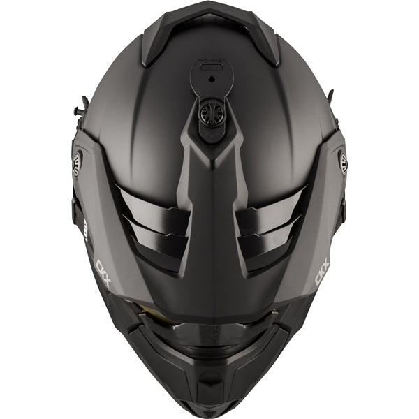 CKX Titan Original Backcountry Winter Helmet - Solid Matte Black - Euromoto