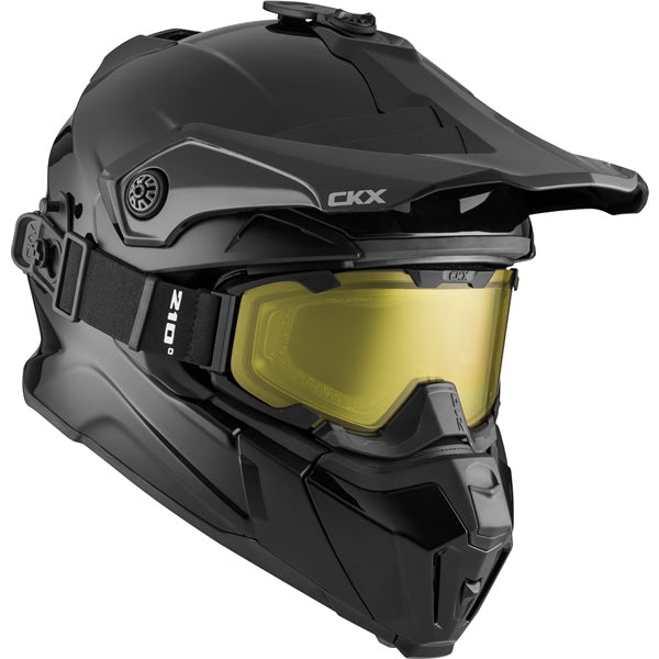 CKX Titan Original Backcountry Winter Helmet with Goggles 210 - Gloss - Euromoto