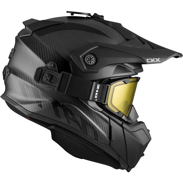 CKX Titan Carbon Helmet with 210° Goggles - Euromoto