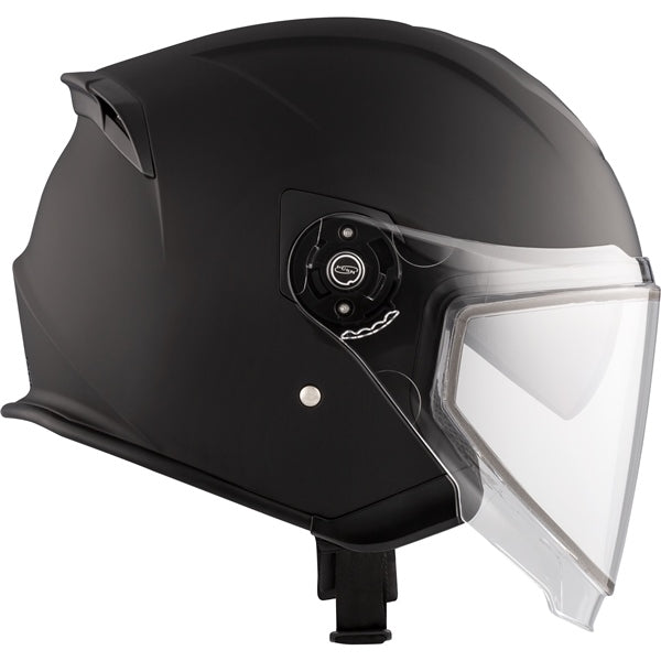 CKX Razor RSV Winter Lens Open-Face Helmet - Solid Black - Euromoto