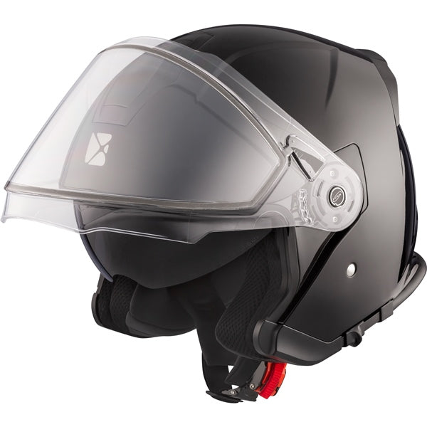 CKX Razor RSV Winter Lens Open-Face Helmet - Solid Black - Euromoto