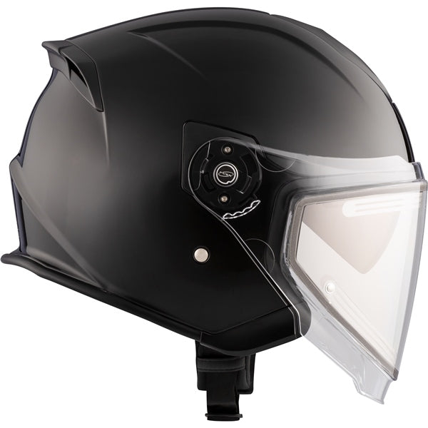 CKX Razor RSV Winter Lens Open-Face Helmet - Solid Black - Euromoto