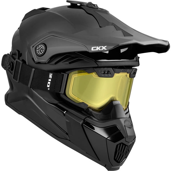 CKX Titan Air Flow Backcountry Winter Helmet with Goggles 210 - Gloss Black - snowmobile atv motorcycle marine Canada USA