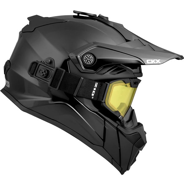 CKX Titan Air Flow Backcountry Winter Helmet with Goggles 210 - Gloss Black - snowmobile atv motorcycle marine Canada USA
