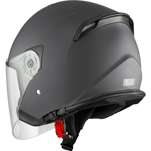 CKX Razor RSV Open Face Helmet - Solid Grey Matte - Euromoto