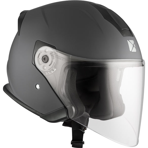 CKX Razor RSV Open Face Helmet - Solid Grey Matte - Euromoto