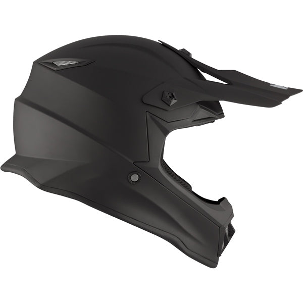 CKX TX019Y Off-Road Youth Helmet Solid Mat Black - Euromoto