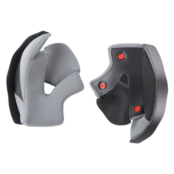CKX RR519Y Youth Helmet Cheek Pad Replacement Black/Grey - Pkt. Left/Right - Euromoto