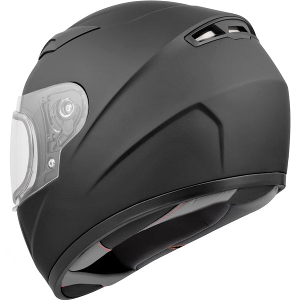 CKX RR519Y Youth Winter Double Lens Full-Face Youth Helmet - Solid Matte Black - Euromoto