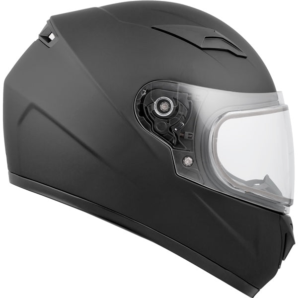 CKX RR519Y Youth Winter Double Lens Full-Face Youth Helmet - Solid Matte Black - Euromoto