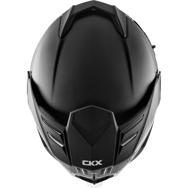 CKX Mission AMS Full Face Helmet Solid Matte Black - Winter Double Lens - Euromoto