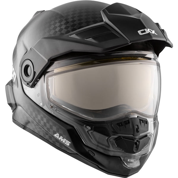 CKX Mission AMS Full-Face Modular Winter Helmet - Carbon - Euromoto