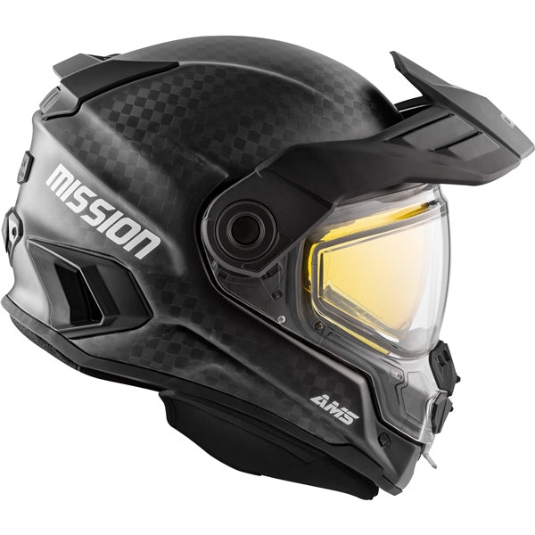 CKX Mission AMS Full-Face Modular Winter Helmet - Carbon - Euromoto
