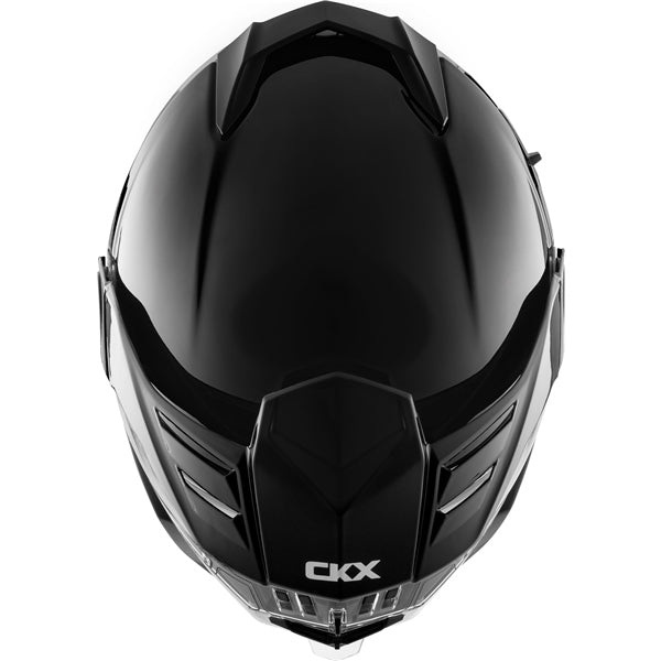 CKX Mission AMS Full Face Helmet Solid Black - Winter Double Lens - Euromoto