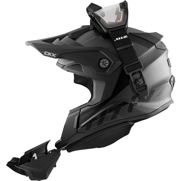 CKX Titan Carbon Helmet with Electric 210° Goggles - Euromoto