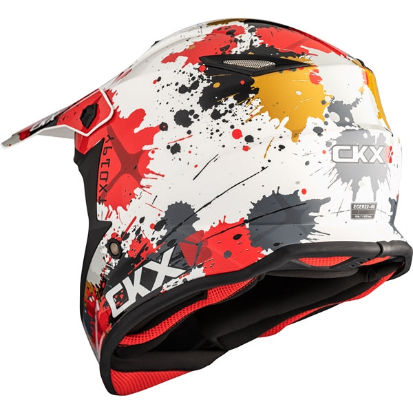 CKX TX019Y Youth MX Off-Road Helmet - Blast Graphic - Euromoto