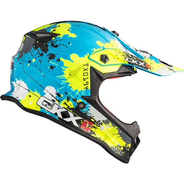 CKX TX019Y Youth MX Off-Road Helmet - Blast Graphic - Euromoto