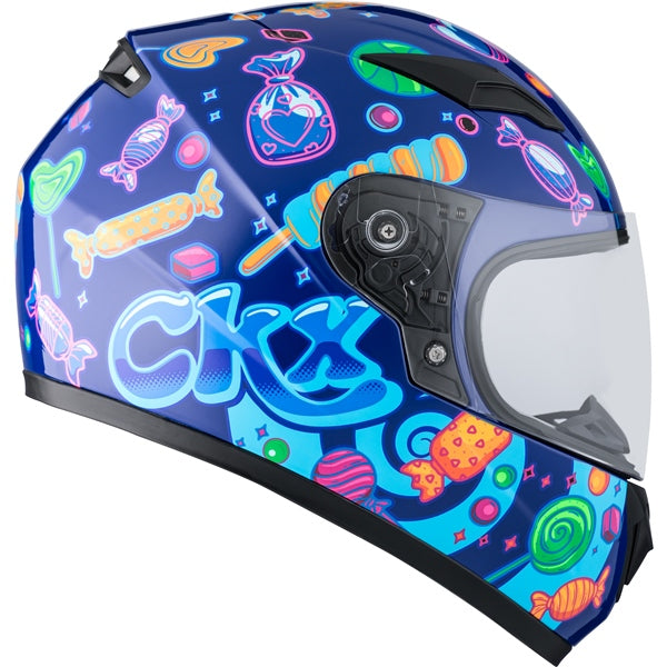 CKX RR519Y Youth Winter Double Lens Full-Face Youth Helmet - Candy Graphic - Euromoto