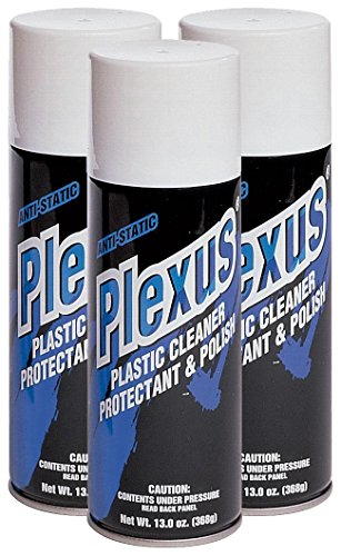 Plexus Plastic Cleaner Protectant &amp; Polish 13oz Spray Bottle 3-PACK - Euromoto