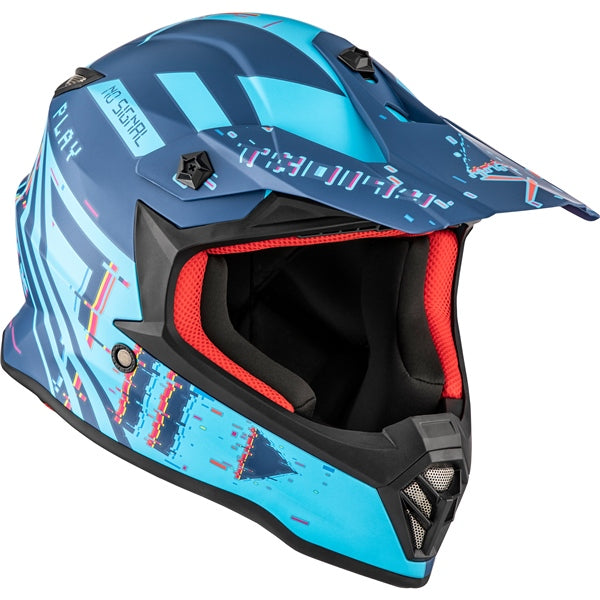 CKX TX019Y Youth Off-Road MX Helmet - Error Graphic - Euromoto