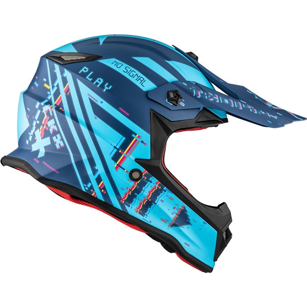 CKX TX019Y Youth Off-Road MX Helmet - Error Graphic - Euromoto