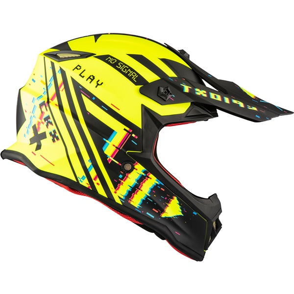 CKX TX019Y Youth Off-Road MX Helmet - Error Graphic - Euromoto