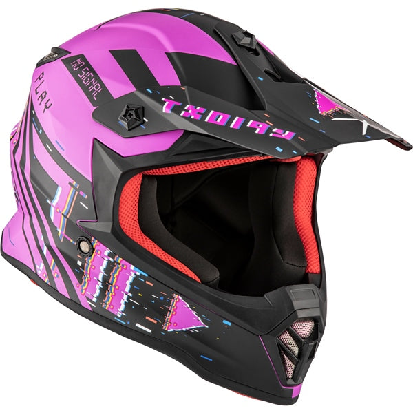 CKX TX019Y Youth Off-Road MX Helmet - Error Graphic - Euromoto