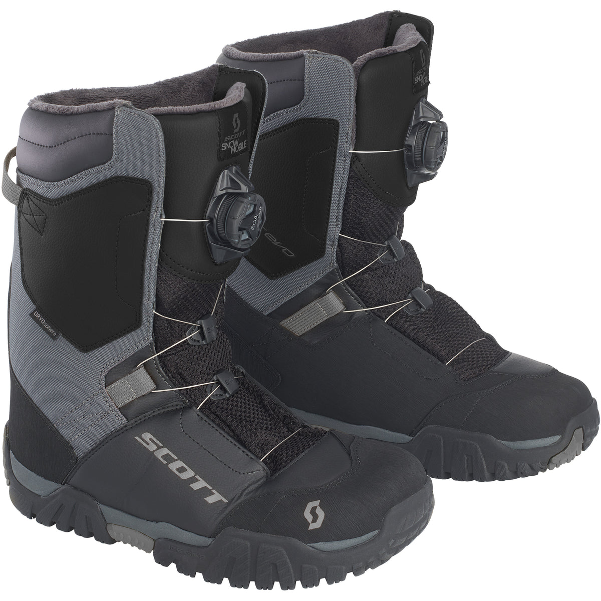 SCOTT X-TRAX EVO WINTER BOOTS BLACK/GREY - Euromoto