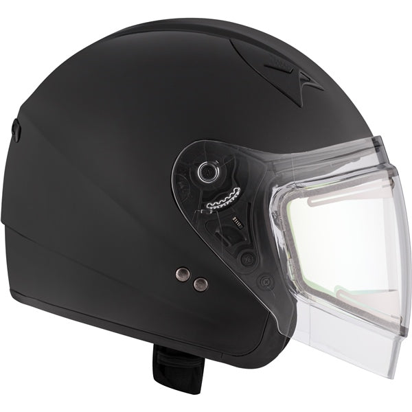 CKX VG977 Open-Face Helmet, Winter Solid Part# 577014# - Euromoto