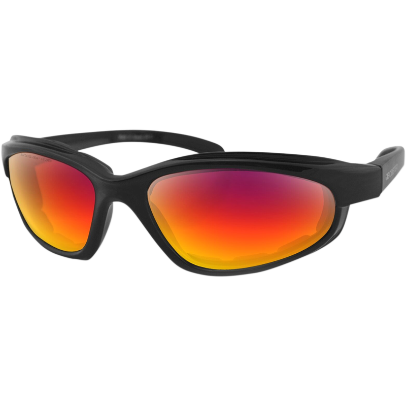 BOBSTER SUNGLASS FATBOY MBK/PUR/RED EFB003H - Euromoto
