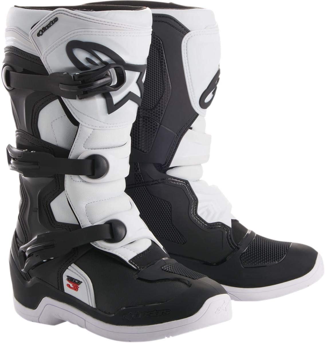 ALPINESTARS BOOT TECH 3S YOUTH BLACK/WHITE - Euromoto