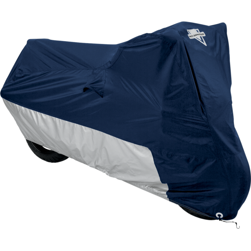 NELSON-RIGG Deluxe Cover for Light/Mild Outdoor Weather - Navy/Silver - snowmobile atv motorcycle marine Canada USA