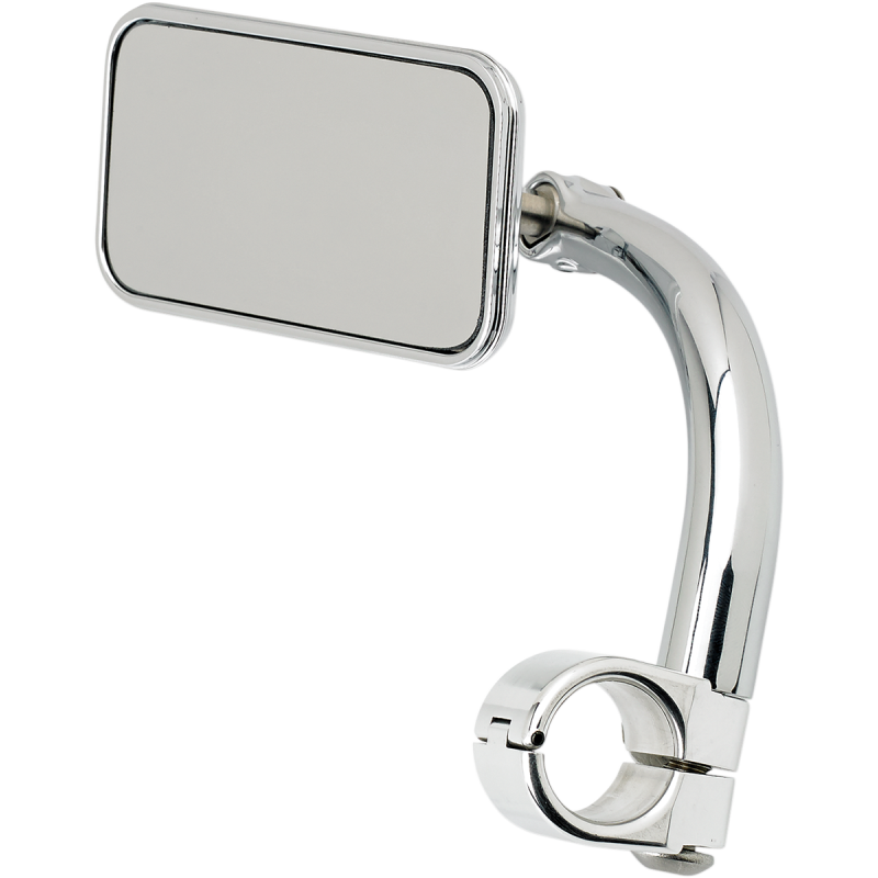 Biltwell Clamp-On Utility Mirror, Rectangle - snowmobile atv motorcycle marine Canada USA