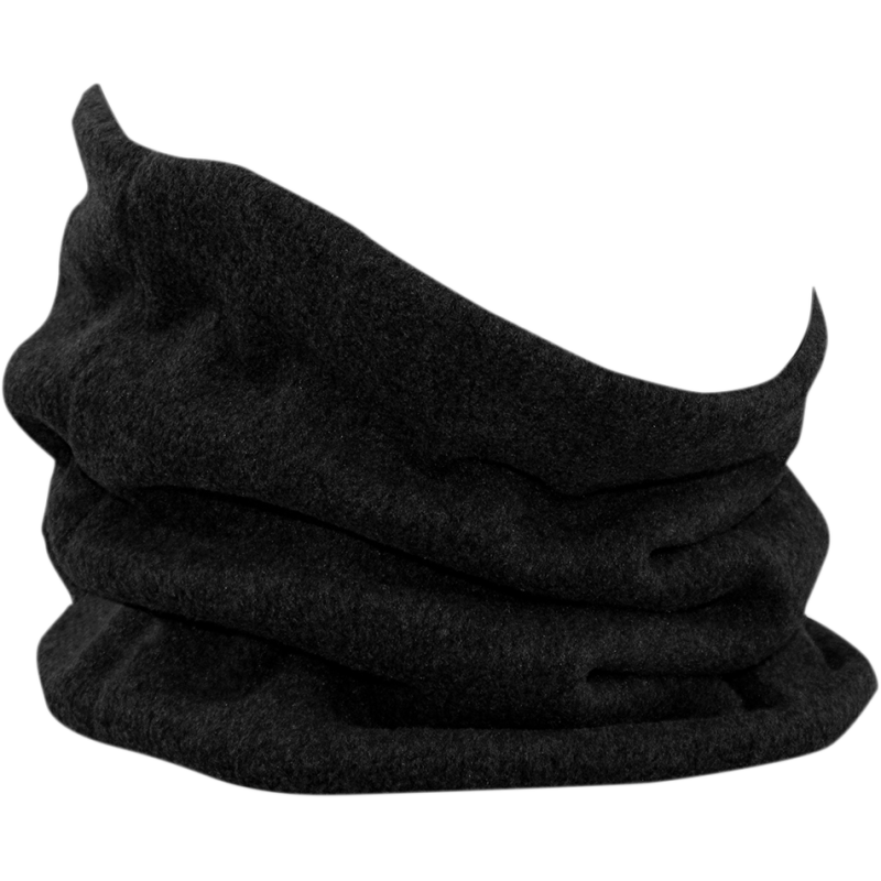 ZAN HEADGEAR BLACK NECK WARMER, MICROFLEECE WFMFN114 - Euromoto