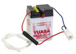 Yuasa Battery Conventional 6N2A-2C-3 Part# YUAM262C3 - Euromoto