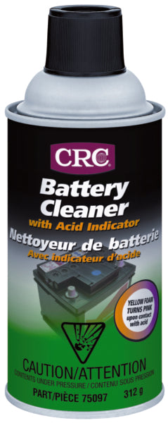 CRC Battery Cleaner with Acid Indicator 12 oz Part# 75097 - Euromoto