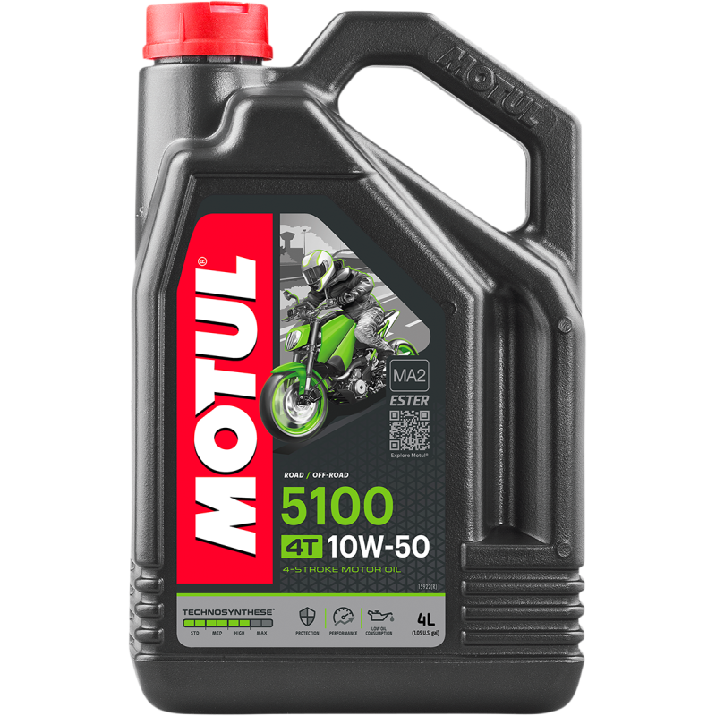 MOTUL 5100 4T ESTER 10W50 4L MOTUL 104076 - Euromoto
