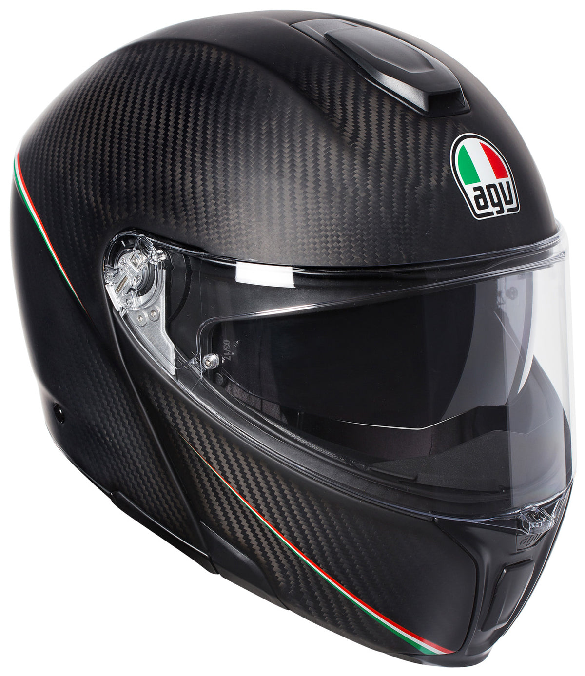 AGV Sportmodular Tricolore Matte Carbon Helmet - Euromoto